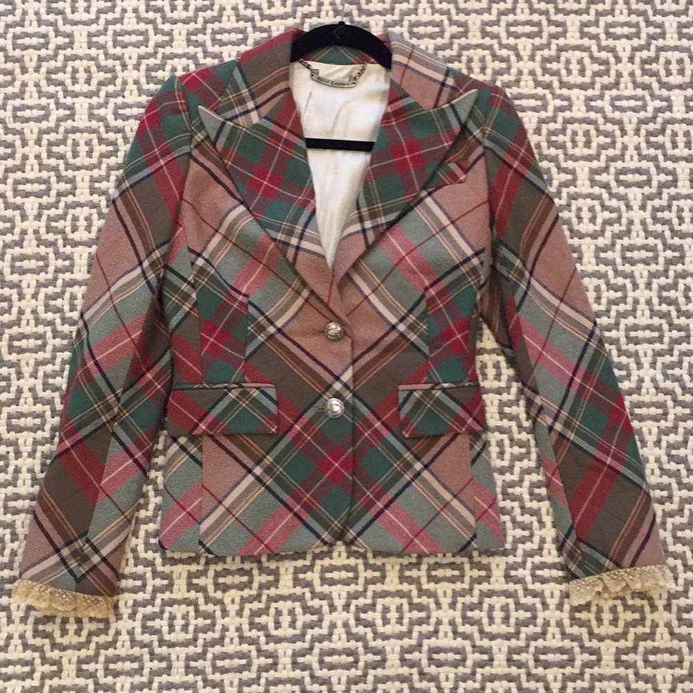 Juicy Couture Plaid Blazer
